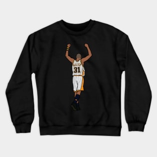 Reggie Miller Throwback Celebration Indiana Pacers NBA Crewneck Sweatshirt